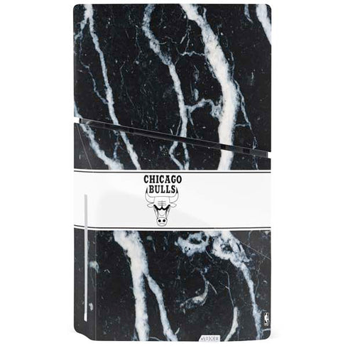 NBA Chicago Bulls Marble PS5 Slim Disk Console Skin