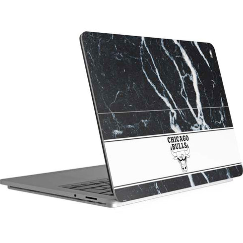 NBA Chicago Bulls Marble Surface Laptop Studio Skin