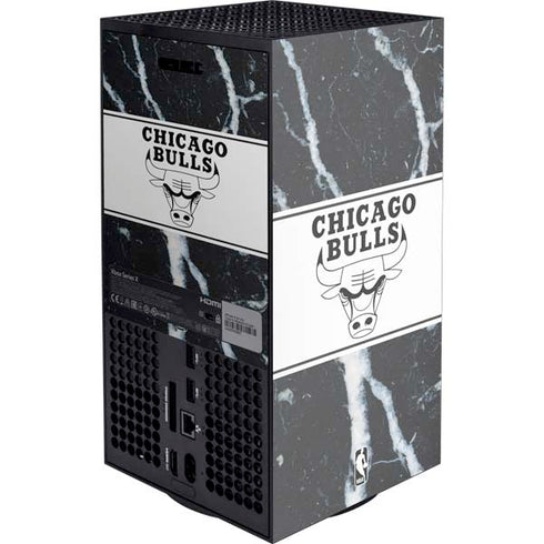 NBA Chicago Bulls Marble Xbox Series X Console Skin