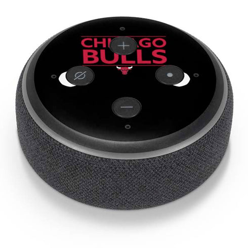 NBA Chicago Bulls Standard - Black Amazon Echo Dot Skin