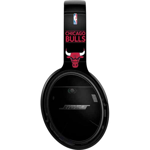 NBA Chicago Bulls Standard - Black Bose QuietComfort 35 Headphones Skin