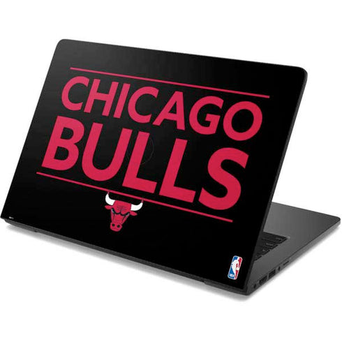 NBA Chicago Bulls Standard - Black Dell Chromebook Skin