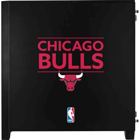 NBA Chicago Bulls Standard - Black Corsair 4000D Tempered Glass Mid-Tower ATX Case Skin
