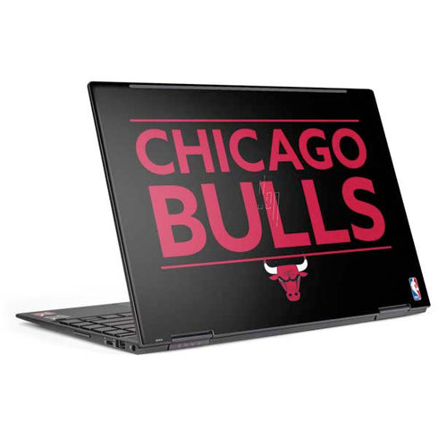 NBA Chicago Bulls Standard - Black HP Envy Skin