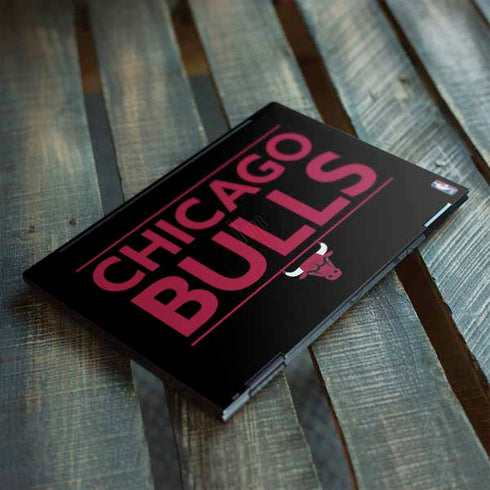 NBA Chicago Bulls Standard - Black HP Envy Skin