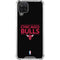 NBA Chicago Bulls Standard - Black Galaxy A12 Clear Case