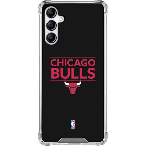 NBA Chicago Bulls Standard - Black Galaxy A15 5G Clear Case