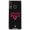 NBA Chicago Bulls Standard - Black Galaxy A30 Clear Case