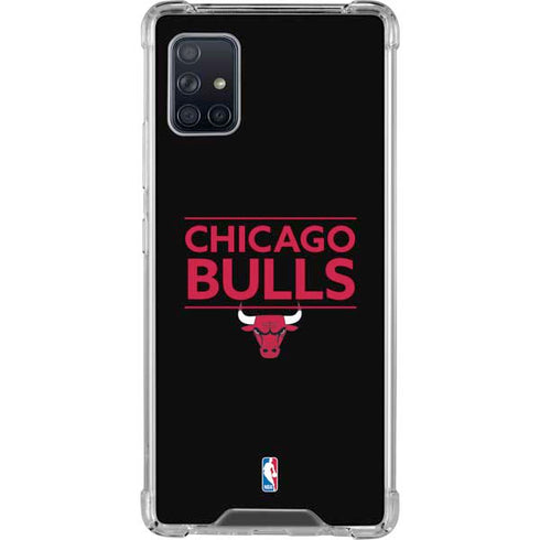 NBA Chicago Bulls Standard - Black Galaxy A51 5G Clear Case