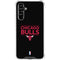 NBA Chicago Bulls Standard - Black Galaxy A54 5G Clear Case