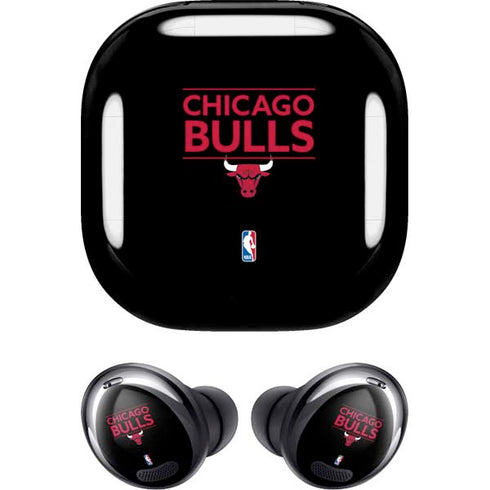 NBA Chicago Bulls Standard - Black Galaxy Buds Pro Skin