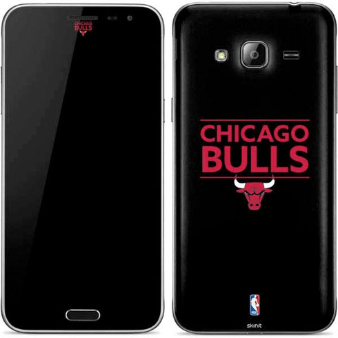 NBA Chicago Bulls Standard - Black Galaxy J3 Skin