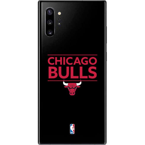 NBA Chicago Bulls Standard - Black Galaxy Note 10 Plus Skin