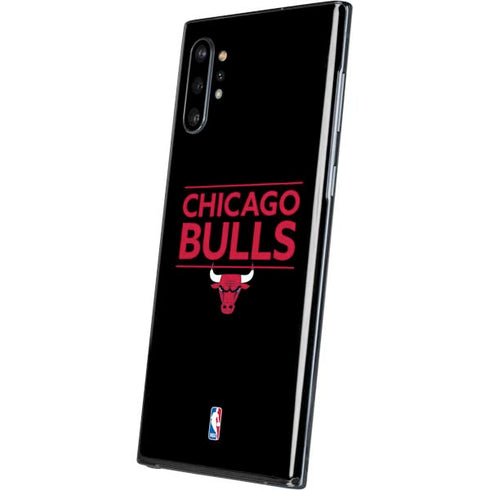 NBA Chicago Bulls Standard - Black Galaxy Note 10 Plus Skin