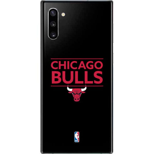 NBA Chicago Bulls Standard - Black Galaxy Note 10 Skin