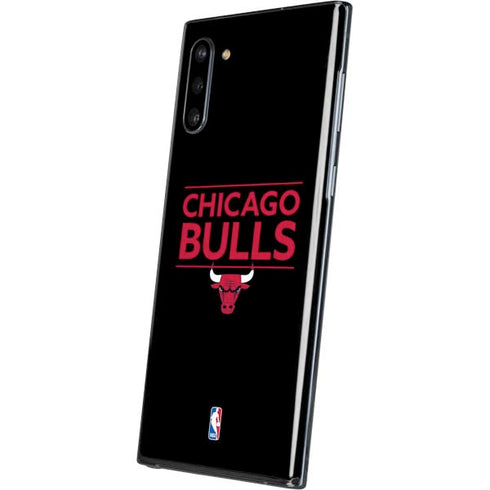 NBA Chicago Bulls Standard - Black Galaxy Note 10 Skin