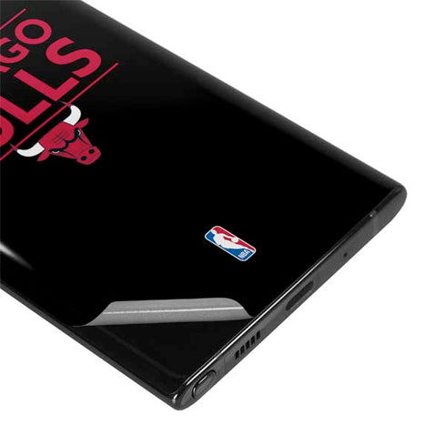 NBA Chicago Bulls Standard - Black Galaxy Note 10 Skin