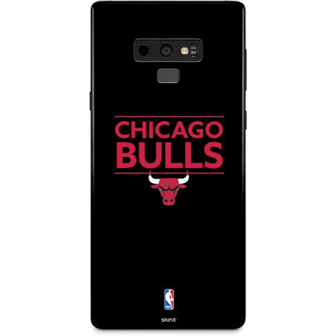 NBA Chicago Bulls Standard - Black Galaxy Note 9 Skin