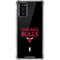 NBA Chicago Bulls Standard - Black Galaxy Note20 5G Clear Case