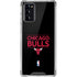 NBA Chicago Bulls Standard - Black Galaxy Note20 5G Clear Case