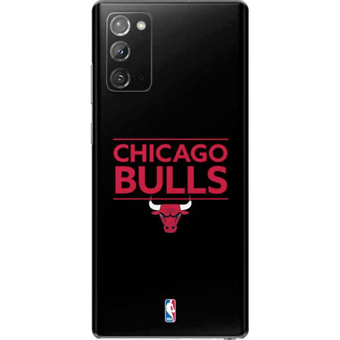 NBA Chicago Bulls Standard - Black Galaxy Note20 5G Skin