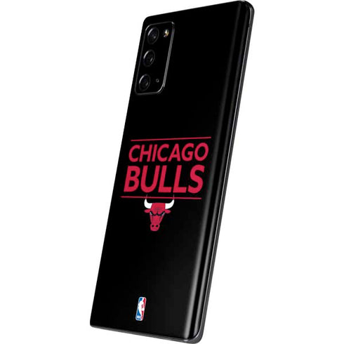 NBA Chicago Bulls Standard - Black Galaxy Note20 5G Skin