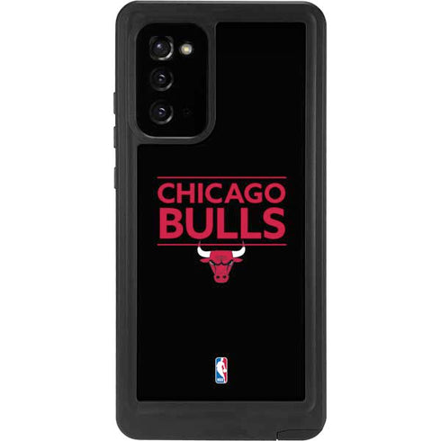 NBA Chicago Bulls Standard - Black Galaxy Note20 5G Waterproof Case
