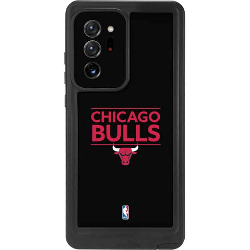 NBA Chicago Bulls Standard - Black Galaxy Note20 Ultra 5G Waterproof Case