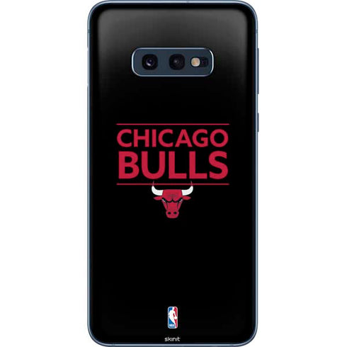 NBA Chicago Bulls Standard - Black Galaxy S10e Skin