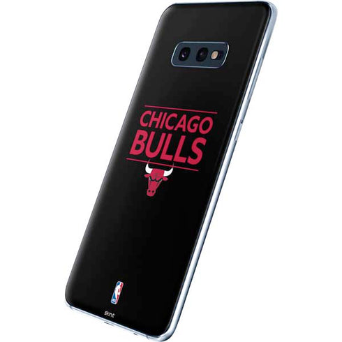 NBA Chicago Bulls Standard - Black Galaxy S10e Skin