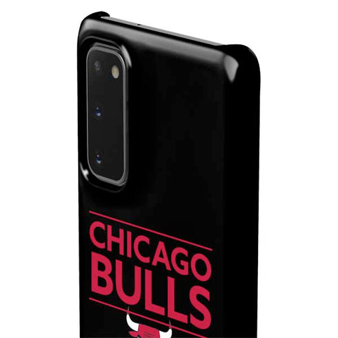 NBA Chicago Bulls Standard - Black Galaxy S20 Lite Case