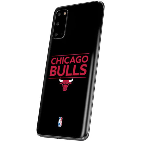 NBA Chicago Bulls Standard - Black Galaxy S20 Skin
