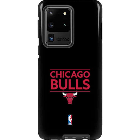 NBA Chicago Bulls Standard - Black Galaxy S20 Ultra 5G Pro Case