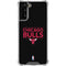 NBA Chicago Bulls Standard - Black Galaxy S21 FE Clear Case