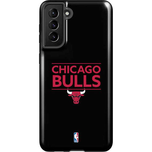 NBA Chicago Bulls Standard - Black Galaxy S21 FE Pro Case