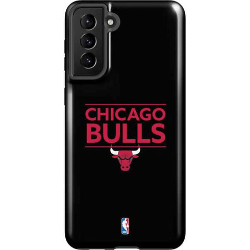 NBA Chicago Bulls Standard - Black Galaxy S21 Plus 5G Pro Case