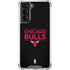 NBA Chicago Bulls Standard - Black Galaxy S22 Clear Case