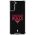 NBA Chicago Bulls Standard - Black Galaxy S22 Plus Clear Case
