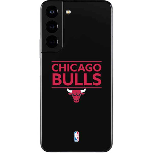 NBA Chicago Bulls Standard - Black Galaxy S22 Skin