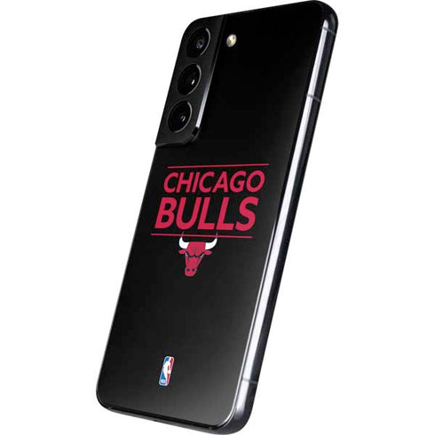 NBA Chicago Bulls Standard - Black Galaxy S22 Skin
