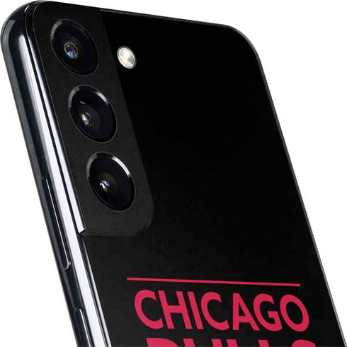 NBA Chicago Bulls Standard - Black Galaxy S22 Skin