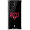 NBA Chicago Bulls Standard - Black Galaxy S22 Ultra Clear Case