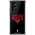 NBA Chicago Bulls Standard - Black Galaxy S22 Ultra Clear Case