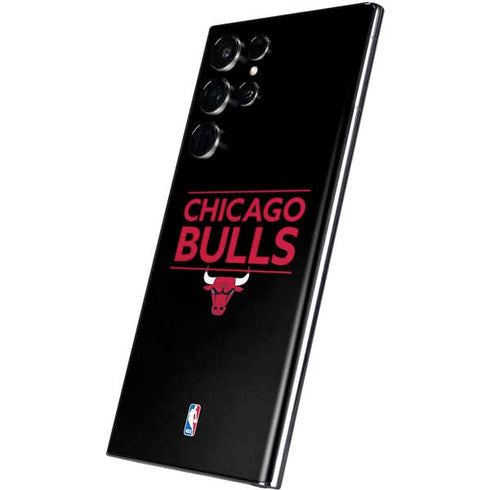 NBA Chicago Bulls Standard - Black Galaxy S22 Ultra Skin