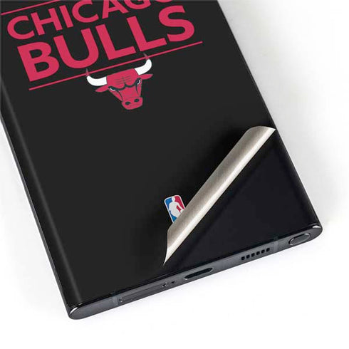 NBA Chicago Bulls Standard - Black Galaxy S22 Ultra Skin