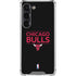 NBA Chicago Bulls Standard - Black Galaxy S23 Clear Case