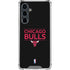 NBA Chicago Bulls Standard - Black Galaxy S23 FE Clear Case