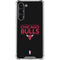 NBA Chicago Bulls Standard - Black Galaxy S23 Plus Clear Case