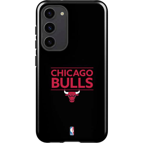 NBA Chicago Bulls Standard - Black Galaxy S23 Plus Pro Case