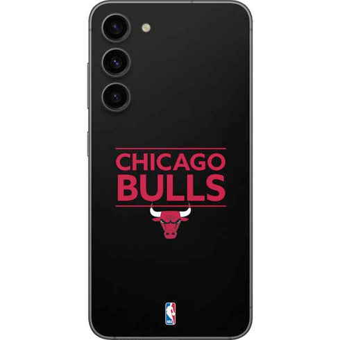 NBA Chicago Bulls Standard - Black Galaxy S23 Plus Skin